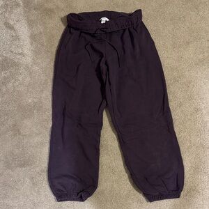 Athleta Purple forever fleece Jogger Pants